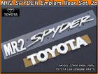 【MR2 Spyder】ZZW30系MRSスパイダーUSエンブレムUSAリア2点　00-05ｙ