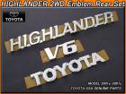 【Highlander】ハイランダーV6・2WDエンブレムリア3点　01-07ｙ