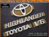 【Highlander】ハイランダーV6・2WDエンブレム4点　01-03ｙ