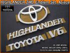 【Highlander】ハイランダーV6・2WDエンブレム4点04-07ｙ