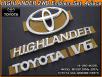 【Highlander】ハイランダーV6・2WDエンブレム4点04-07ｙ