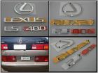 【LEXUS LS400】レクサスUSエンブレムリアセット4点95-00ｙ