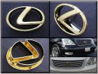 【LEXUS LS430】レクサスグリルエンブレムゴールド01-06ｙ