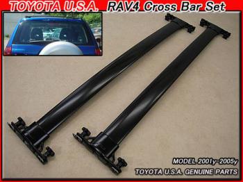 20系ラヴ4【RAV4 US】ラブ4北米クロスバー2本ルーフキャリアUSDM01-05ｙ