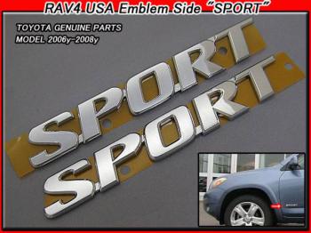 【TOYOTA　RAV4】３０系ラヴ４【SPORT】左右2点